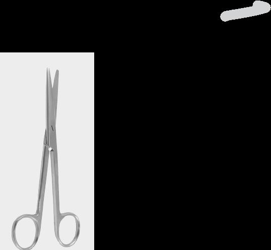 МАЙО СТІЛЛ (MAYO STILLE) ножиці, вигнуті, 14,5 см (cm)